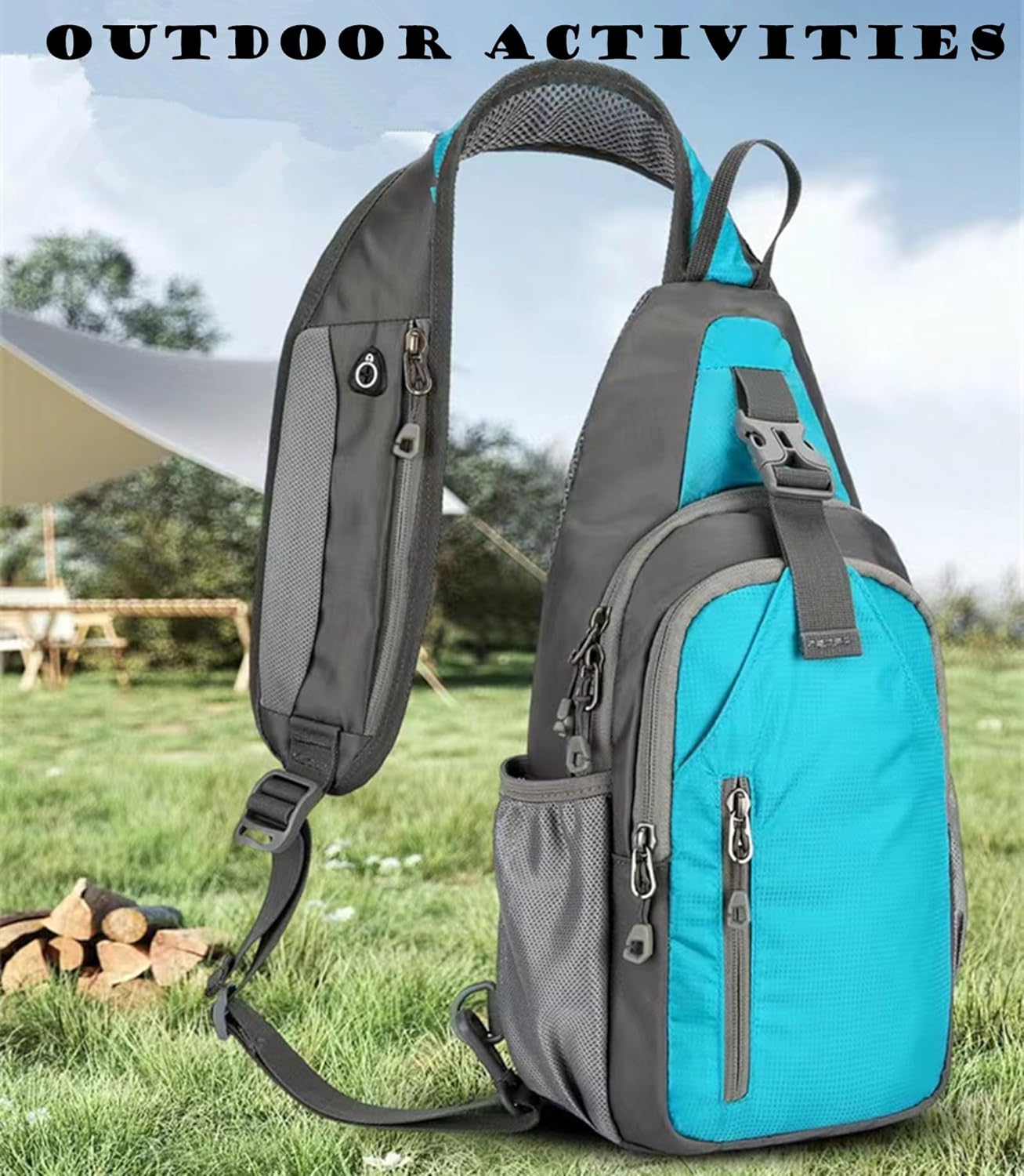 Sling Backpack Sling Bag Crossbody Daypack Lightweight 