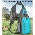 thumbnail image 7 of Sling Backpack Sling Bag Crossbody Daypack Lightweight Hiking Pack Chest Bag With Front Pocket For Women Men Travel, 7 of 7