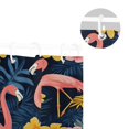 thumbnail image 5 of Yayeee Shower Curtain with Hooks 72"x72" Waterproof Fabric Bathroom Hanging Decor, Floral Flamingo, 5 of 5