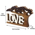 thumbnail image 3 of Decozen Wooden Love Letters Sculpture – Gift for Mom or Dad on Mother’s Day, Father’s Day, or Birthday – Acacia Wood Figurine Decor for Home, Office, Tabletop, or Mantle, 3 of 8