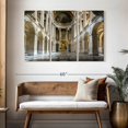thumbnail image 3 of Elephant Stock Versailles Interior Wall Art - Horizontal Multi Panel Canvas - Living Room Wall Decor - Architecture Multi Panel - Beige And Gray Decor - 50" x 32", 3 of 8