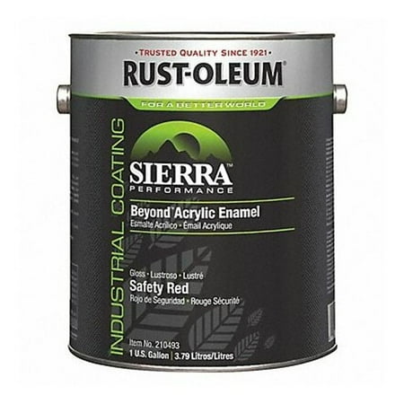 Rust-Oleum Acryl EnamelSafetyRedBeyond Gloss,1gal 210493