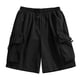 thumbnail image 2 of WILLBEST Pantalones Cortos Deportivos para Hombre, Informales, para Exteriores, con Cintura Elástica, Corte Relajado, Ligeros, para Pesca, Senderismo, Trabajo, Pantalones Cortos Cargo, 2 of 7