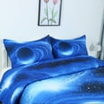 thumbnail image 4 of REGALWOVEN 3 Piece Galaxies Comforter Set, Full/Queen White Blue, 4 of 6