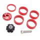 thumbnail image 4 of Juego de horquillas delanteras para auriculares de bicicleta aleación de aluminio antioxidante ligero duradero cubierta superior para auriculares de bicicleta con espaciador ANGGREK Otros, 4 of 8