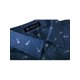 thumbnail image 3 of Camisa de hombre INSPIRE CHIC de manga corta con estampado floral, botón, 46, azul marino, 3 of 7