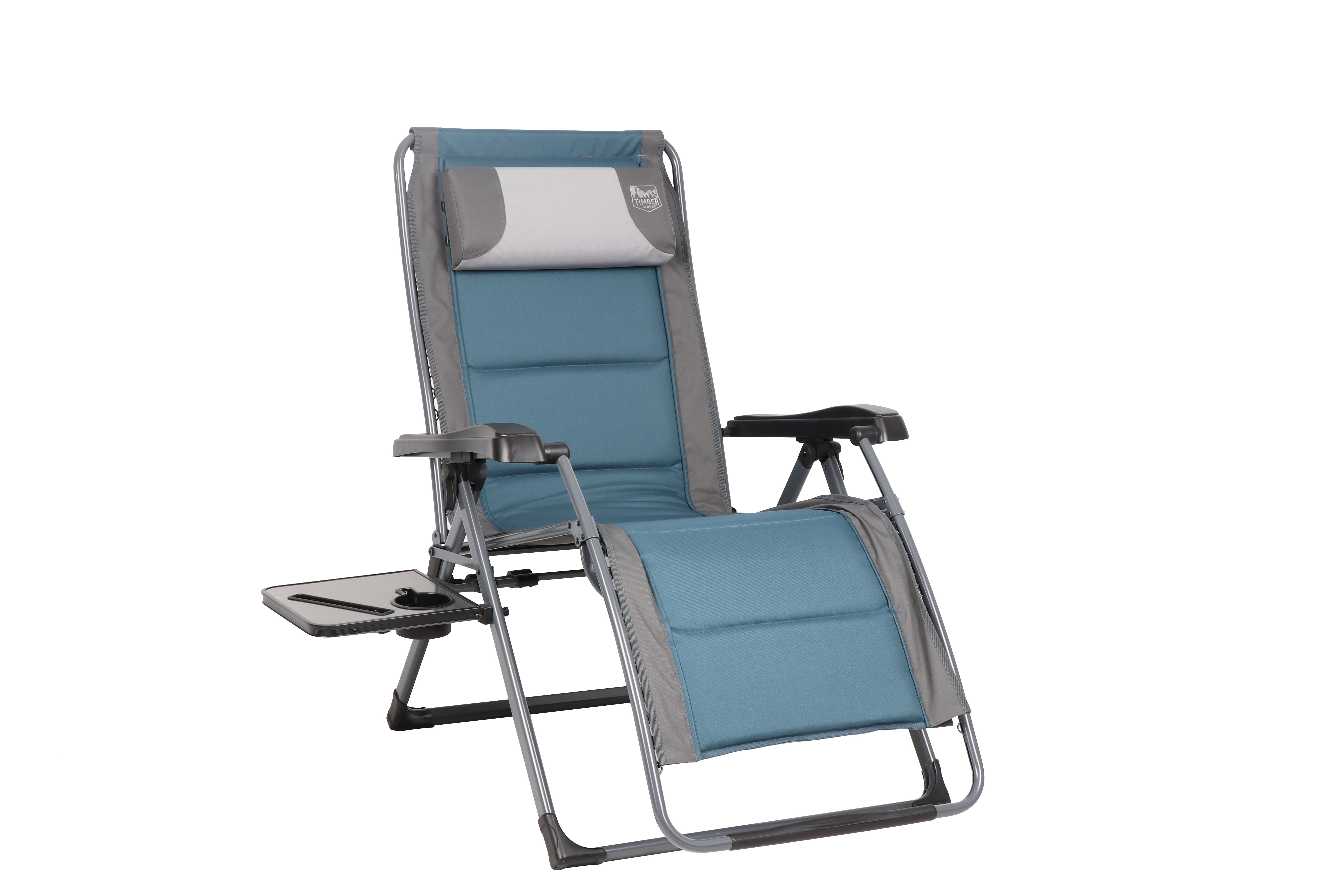 Timber Ridge Banyon Series 1 Pack Polyester Zero-Gravity Chair - Blue, 350 pound capacity