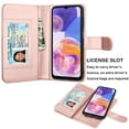 thumbnail image 5 of Galaxy A23 5G Case,for Samsung Galaxy A23 4G Wallet Phone Case,Takfox PU Leather Magnetic Detachable Card Holders Shockproof Kickstand Protective [Flip Folio Cover] for Samsung Galaxy A23 -Marble, 5 of 7