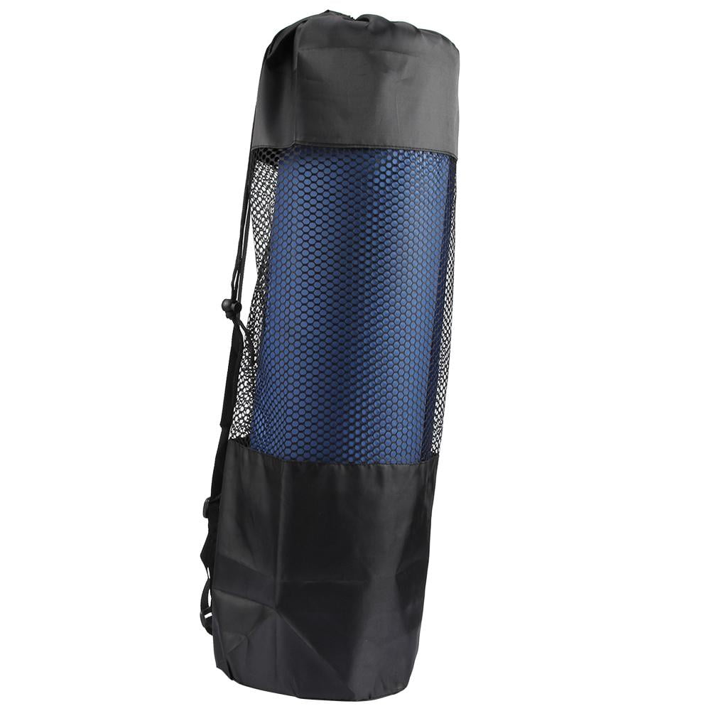 Sports Leisure Yoga Bag Adjustable Strap Pilates Mat Carrier Mesh Bag 