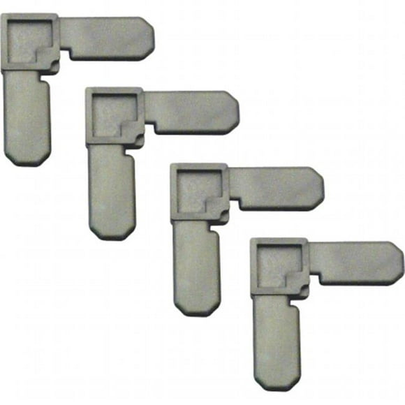 Prime Line Products PL7727 4 Count .31 in. Gray Quickie Corner