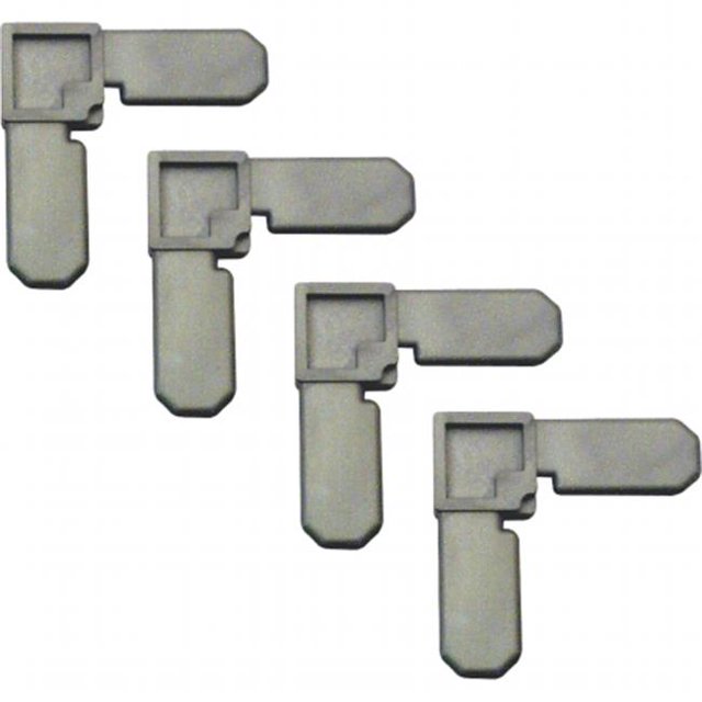 Prime Line Products PL7727 4 Count .31 in. Gray Quickie Corner
