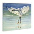 thumbnail image 4 of Stupell Industries Snowy Egret on Beach Animals & Insects Painting Gallery Wrapped Canvas Art Print Wall Art, 40 x 30, 4 of 8