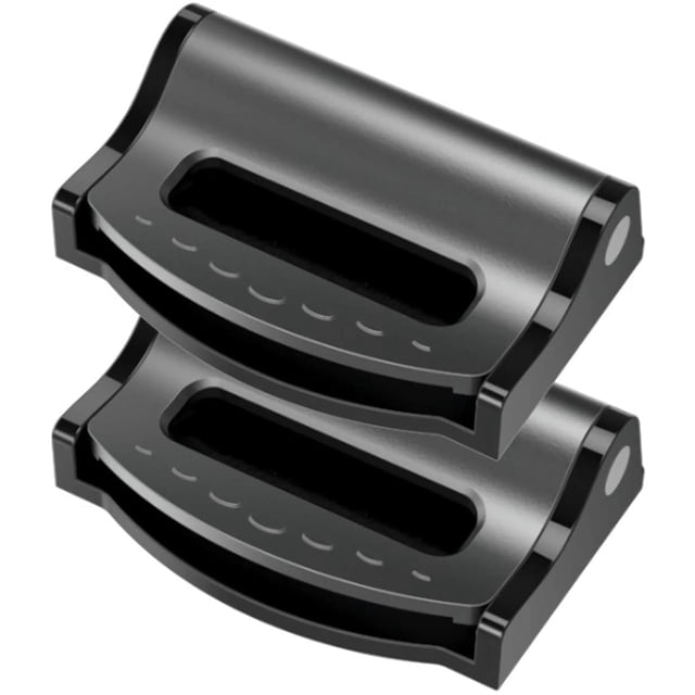 Ajustador de cinturón de seguridad para automóvil, clip para cinturón de seguridad para automóvil, posicionador de correa de hombro (paquete de 2)