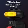 thumbnail image 4 of Battery Operated Heaters For Indoors Car, Portable Battery Operated Heater, Car Window Defogger Long Lasting Quiet,1500mah BatteryOperated Space Heaters,For Cars/Camping/Golf Cart (5-cell*1battery), 4 of 7