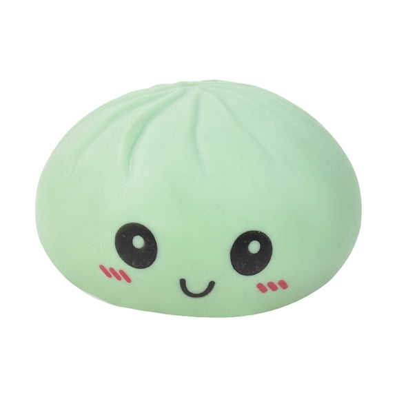 Giant Dumpling Squishy, Mystery Dumpling Squishy, 4 Inch Jumbo Dumpling Stress Ball, Rainbow Mystery Squishys Bun, Anxiety Relief Fidget, Soft Squeeze Decompression Dough (Yellow)