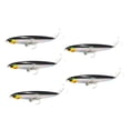 thumbnail image 2 of Soidarity Paquete de 5 cebos de pesca, simulación de plástico, Crankbait, agua de mar, Swimbait, juego de señuelos Stream, accesorios para Pescar Negro Soidarity OD023581-05, 2 of 6