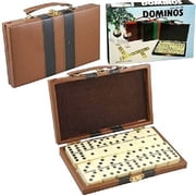 Dependable Industries Domino Double Six Tile Ivory and Black, 30 Pieces