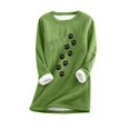 thumbnail image 2 of Birdeem Chemise Décontractée à Manches Régulières Imprimée Mode pour Femmes Hiver Ample Vacances Col Rond, 2 of 12