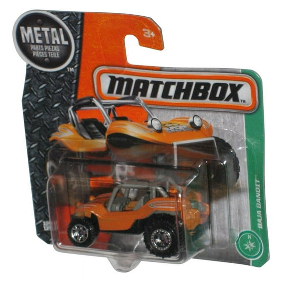 Matchbox Metal (2016) Orange Baja Bandit Die-Cast Toy Car 104/125 - (Short Card)