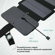 Onemayship Portable Solar Power Bank Mobile Phone Charger Panel Waterproof Camping
