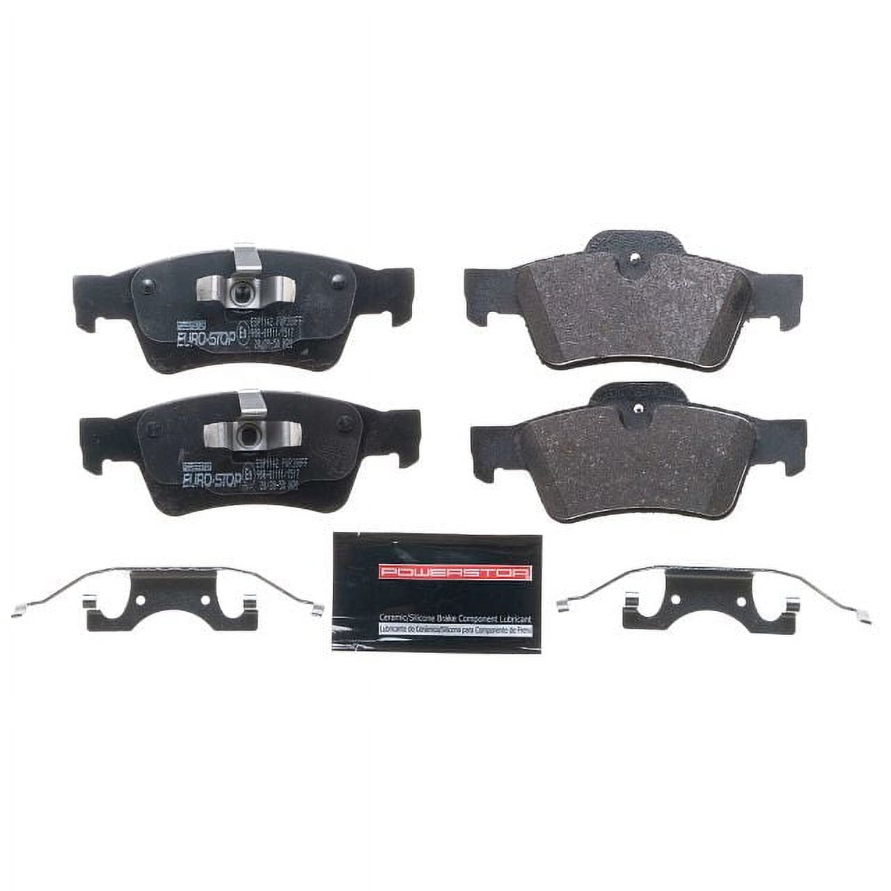 Power Stop Rear Euro-Stop ECE-R90 Certified Brake Pad ESP1142