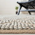 thumbnail image 4 of SAFAVIEH Natura Britta Diamond Area Rug, Natural/Grey, 5' x 8', 4 of 8