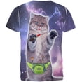 thumbnail image 2 of Makeup Cat Funny All Over Mens T Shirt Multi 2XL, 2 of 2