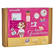 jackinthebox Art Craft Kit Girls | Fashion Themed Creative 3 Activities-in-1 DIY Toy | Best Gift Girls Ages 5 6 7 8 9 10 Years Old (3-in-1)