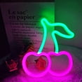 thumbnail image 2 of Cherry Neon Sign for Wall Decor LED Neon Light Wall Sign Hanging Lamp Lights, 2 of 7