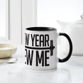 thumbnail image 6 of CafePress - New Year New Me Mug - 11 oz Ceramic Mug - Novelty Coffee Tea Cup, 6 of 6