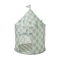 thumbnail image 1 of 3 Sprouts Tente de Jeu pour Enfants Maison de Jeu Château avec Tissu Recyclé pour Jeux Intérieurs et Extérieurs en Damier Vert, 1 of 8