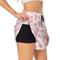 thumbnail image 2 of Haiem Kawaii Pigs Women's 2 in 1 Running Shorts - Lightweight Athletic Workout Gym Yoga Breathable Sports Shorts Liner with Phone Pockets-X-Large, 2 of 9