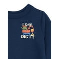 thumbnail image 3 of Garanimals Baby Boy Graphic Fleece Sweatshirt, Sizes 6-24 Months, 3 of 3