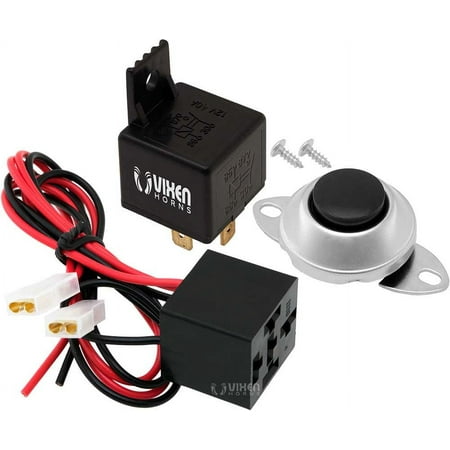 Vixen Horns 4-PIN Relay 40A/12V with Pre-wired Plug/Socket and Momentary Horn Button/Switch VXA7902 price history on PriceWatchPro
