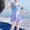 Purple, variant on Girls Long Sleeve Piece Swimsuit Dress With Shorts Exposure 3D Floral Print Swimwear For Toddler And Kids Pink Size 7-8 Years