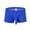 Blue, variant on HUPOM Men'S Underwear Underwear For Men Pack Medium waist Comfort Waist Solid Boxer Briefs Orange M