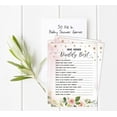 thumbnail image 2 of Inkdotpot Its A Boy Its A Girl Who Knows Daddy BestFloral Baby Shower GameCards-FunActivity Cards Set Of 50Gender Reveal Party Theme, 2 of 5