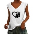thumbnail image 1 of Birdeem T-Shirts à Col en V pour Femmes Mode Confortable Blouses Féminines Hauts, 1 of 7