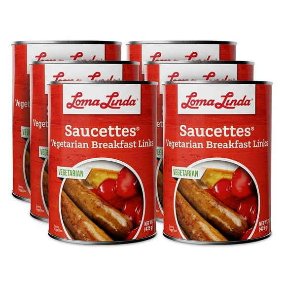 Loma Linda - Plant-Based - Saucettes (15 oz.) (Pack of 6)