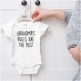 thumbnail image 5 of Grandmas Rules Best Cute Grandchild Romper Boys or Girls Infant Baby Brisco Brands 18M, 5 of 6
