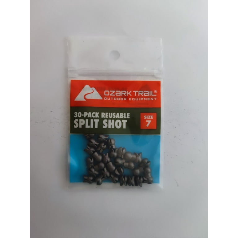 4 Sacchetti Di Piombi Split Shot Jeros Tackle Taglia #7 - Affondatori Rimovibili Per Pesca
