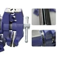 thumbnail image 4 of 6" Bench Vise, 2 in 1 Multi-Jaw Bench Vice with 360 Degree Head and Swivel Base, Heavy Duty Table Vise for Clamping Fixing Equipment Home or Industrial Use, 4 of 5
