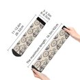 thumbnail image 4 of Fuzoiu Compass And Mountains In Bicycle Wheels Print Adult Socks, Crew Moisture-wicking Socks, Unisex Cushion Crew Socks,Casual Sports Ankle Socks, 4 of 7