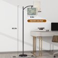 thumbnail image 3 of Arc Floor Lamps Delicate texture marble Decorative for sales decoration covers Modern LED Adjustable Lampshade Standing Light for Living Room Reading Bedroom Office, 3 of 5