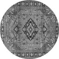 thumbnail image 1 of Ahgly Company Indoor Round Persian Gray Traditional Area Rugs, 5' Round, 1 of 1
