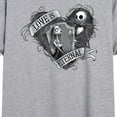thumbnail image 3 of The Nightmare Before Christmas - Jack and Sally Love Eternal - Juniors Ideal Flowy Muscle T-Shirt, 3 of 5