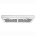 thumbnail image 3 of Ancona Slim III Hotte de Cuisinière sous Armoire de 30 Pouces avec Lumières DEL, 325 CFM, Acier Inoxydable, 3 of 6