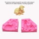 thumbnail image 3 of Toystoory Fondant jabón animales encantadores pastel de silicona decoración Mousse fiesta herramientas molde de goma hecha a mano Chocolate cocina Herramientas y accesorios para hornear Toystoory HA081602-00, 3 of 6