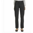 thumbnail image 4 of DKNY Women's High Waist Dress Pants Straight Leg Ponte Pant Business, Gray, Small, 4 of 8