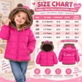 thumbnail image 7 of Aideaone Baby Toddler Winter Fleece Coat Boys Girls Cute Bear Ear Hooded Jackets with Pockets 6M-5T, 7 of 7